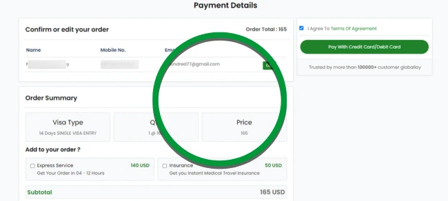 Apply Dubai Visa Step Four